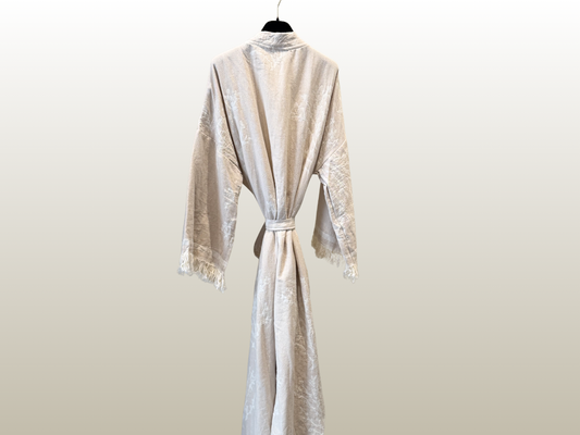 AMCA STUDIOS - CORAL BEIGE KAFTAN LONG