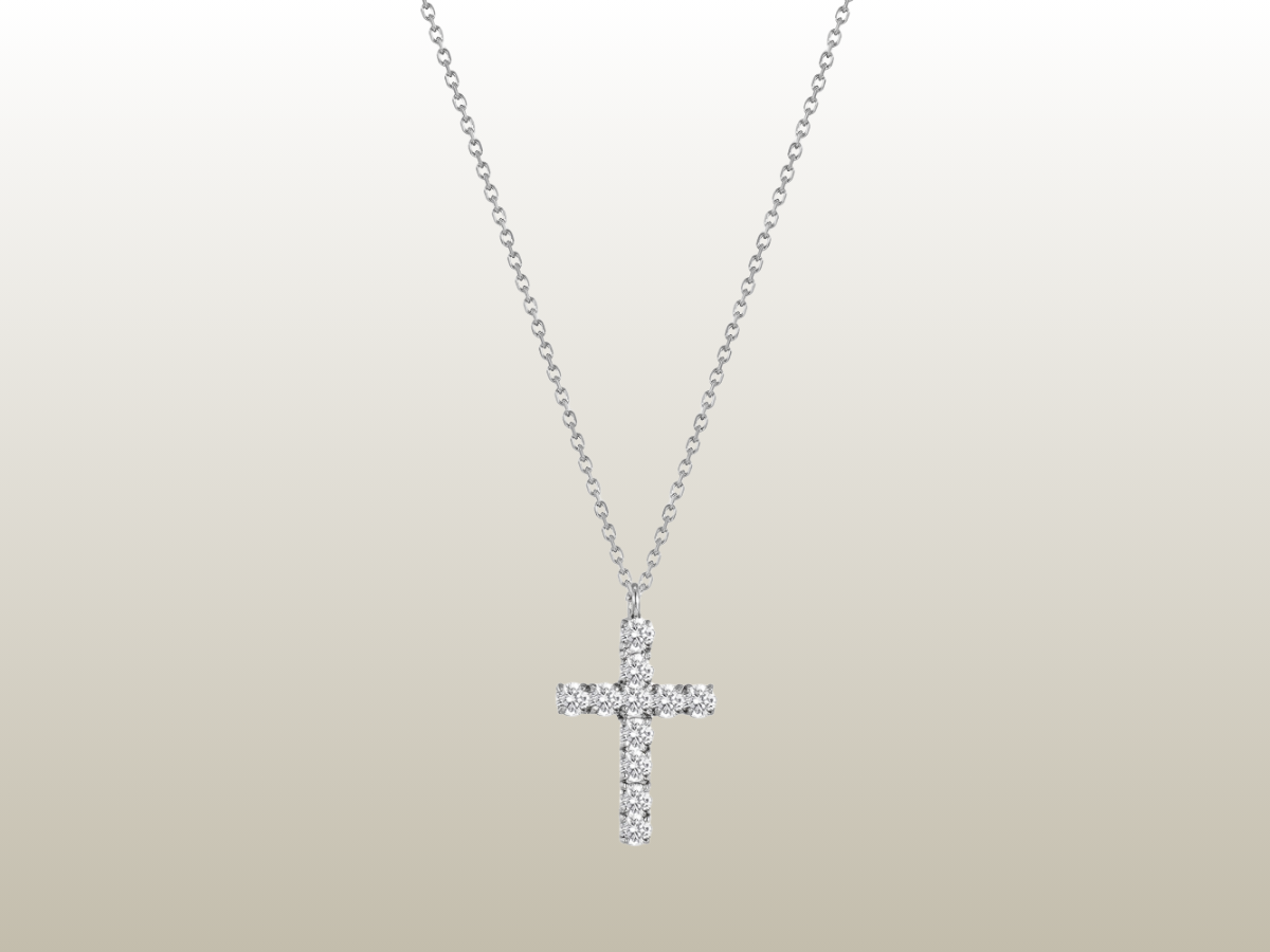 BUD TO ROSE - CROSS NECKLACE
