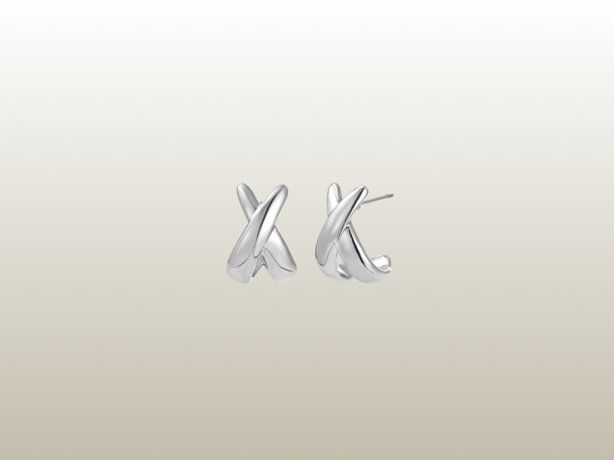 BUD TO ROSE - CROSS EARRING