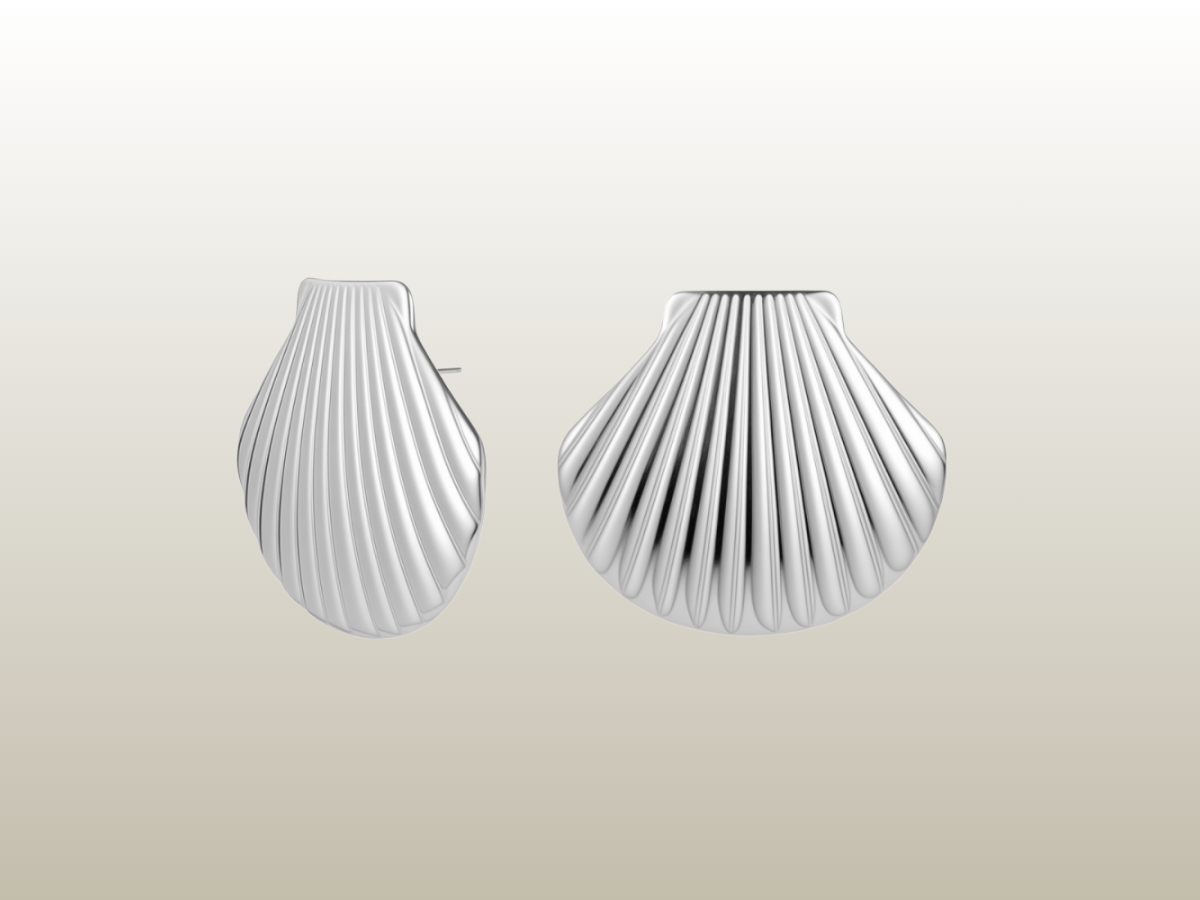 BUD TO ROSE - SHELL EARRING