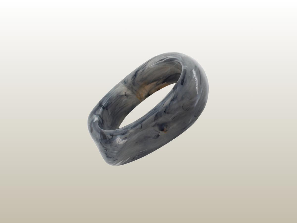 BUD TO ROSE - RESIN BRACELET GREY