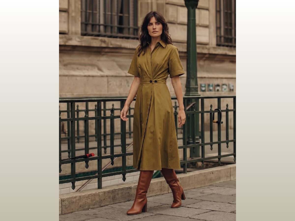 LA ROUGE - PIA DRESS KHAKI