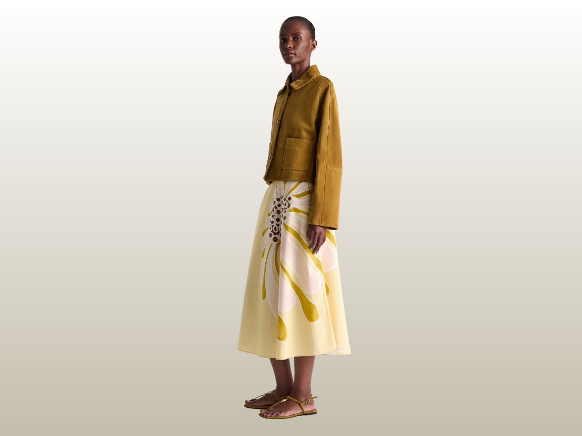 DOROTHEE SCHUMACHER - FLORAL POWER SKIRT YELLOW
