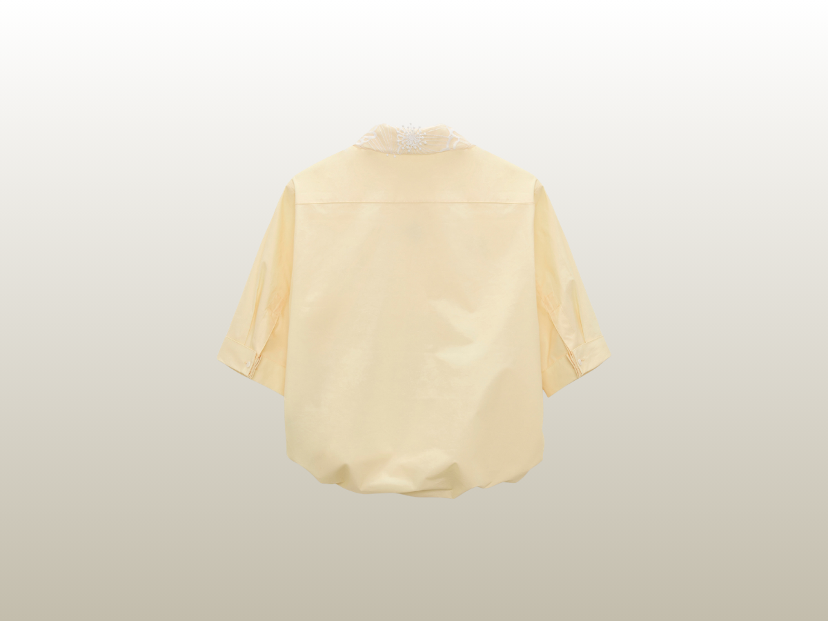 DOROTHEE SCHUMACHER - PRINTED COTTON POPLIN BLOUSE, GUL