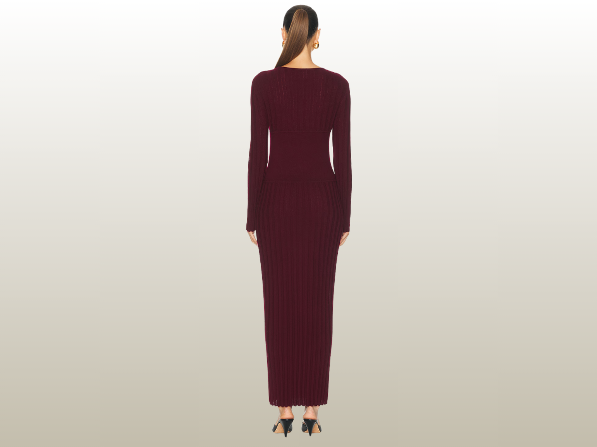 ESME DRESS - DEEP PLUM