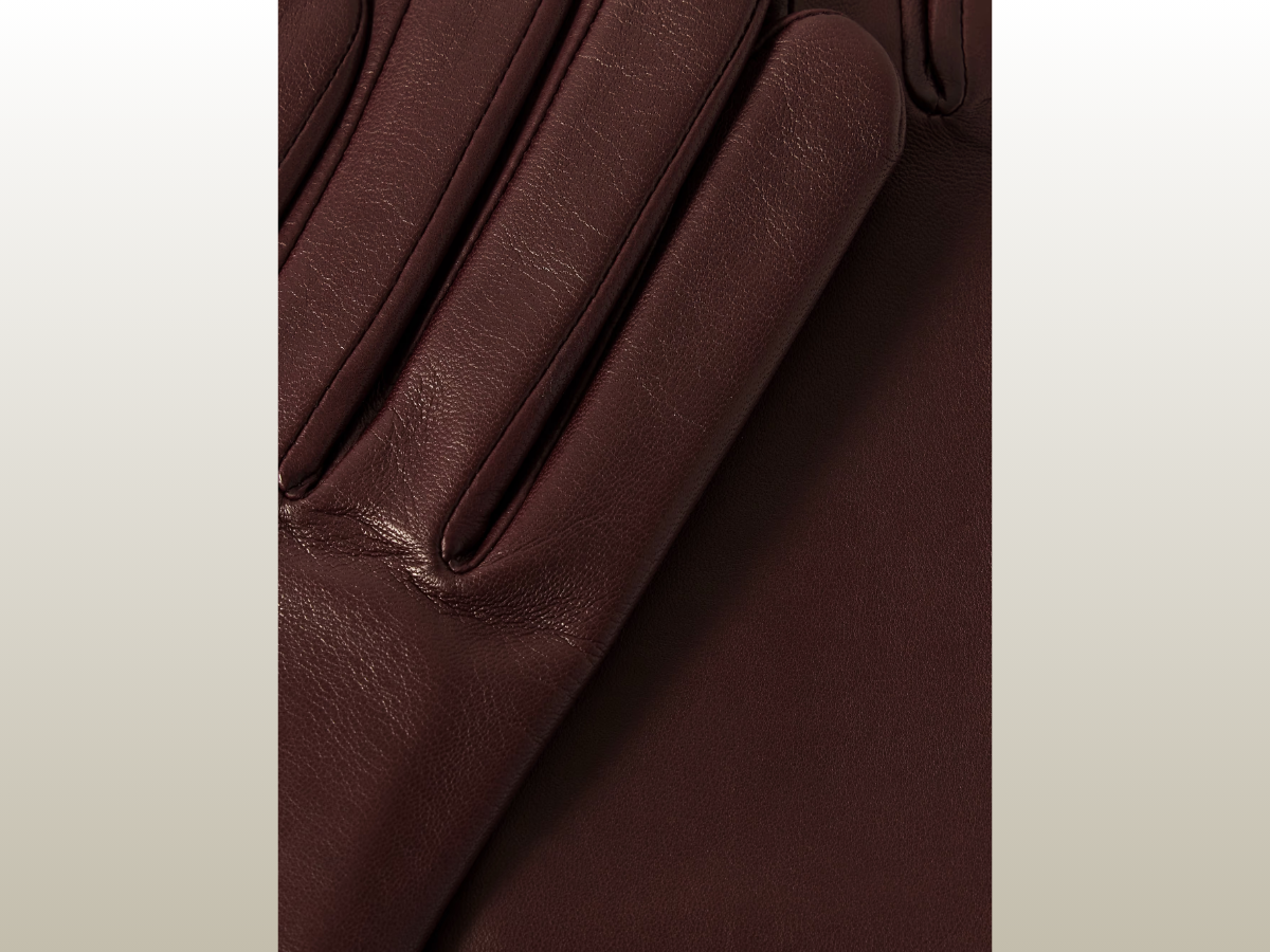 CELIA GLOVES - BURGUNDY