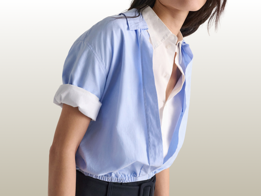 DOROTHEE SCHUMACHER - DOUBLE CROPPED BLOUSE