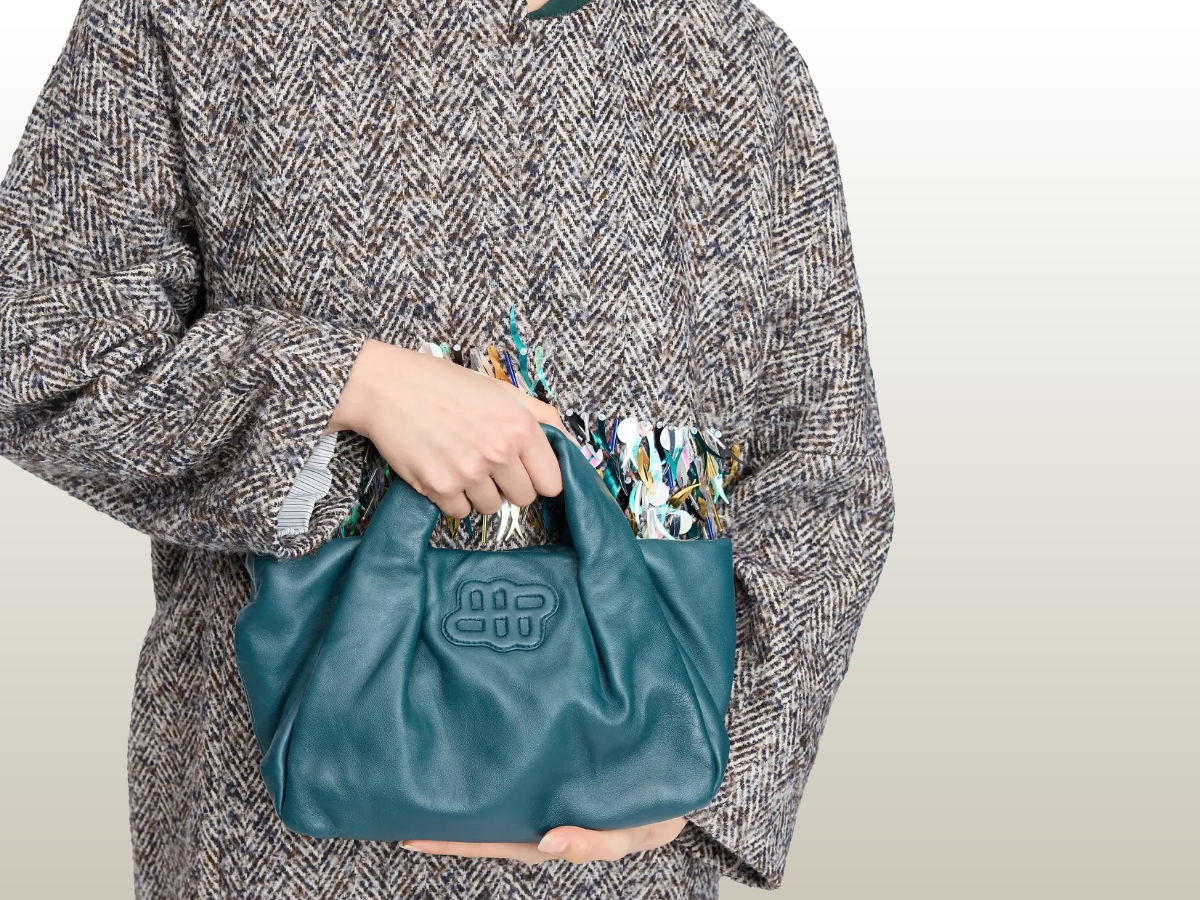 MUNTHE - LIXIA BAG SMALL, PETROL