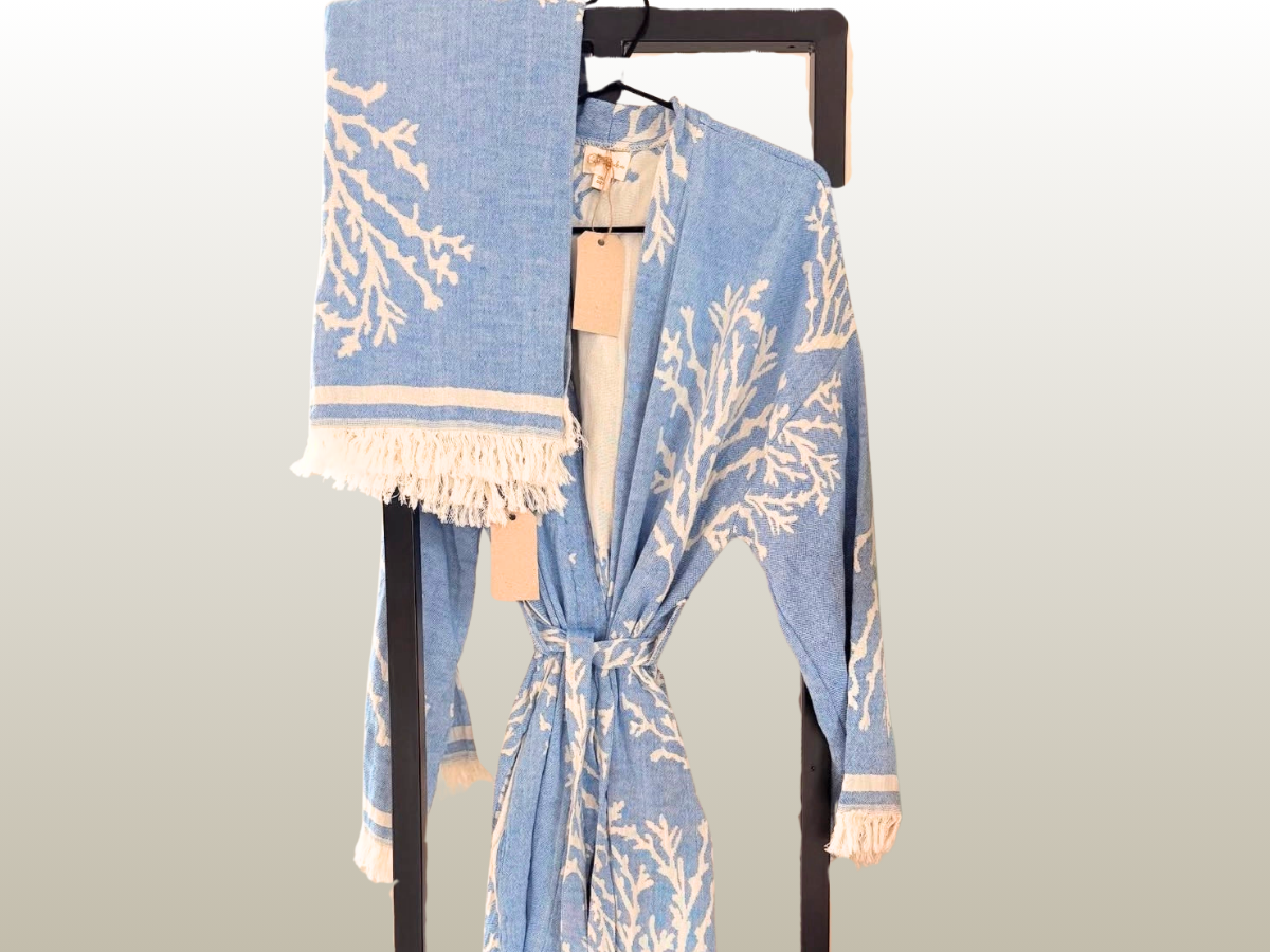 AMCA STUDIOS - KAFTAN BLUE REEF LONG