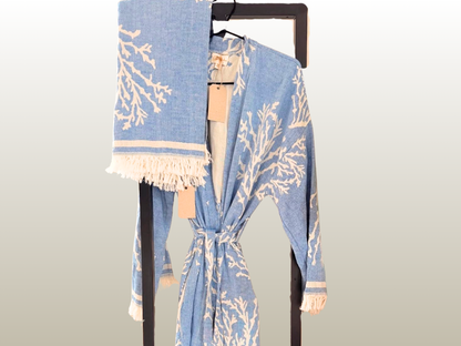 AMCA STUDIOS - KAFTAN BLUE REEF LONG