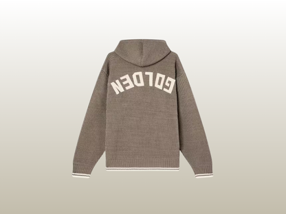 GOLDEN GOOSE - UNISEX HOODED SWEATSHIRT W EMBROIDERY