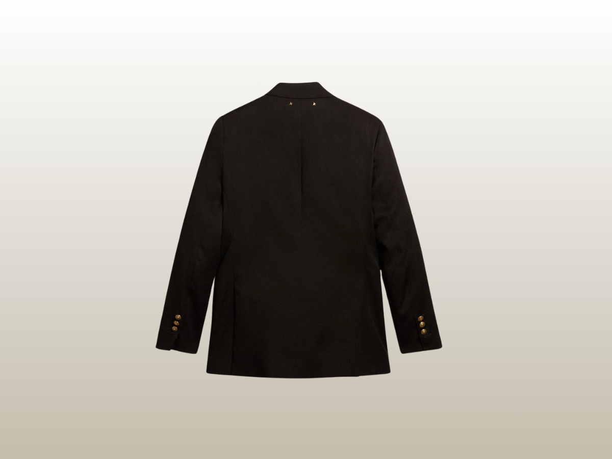 GOLDEN GOOSE - DOUBLE-BREASTED BLAZER BLACK