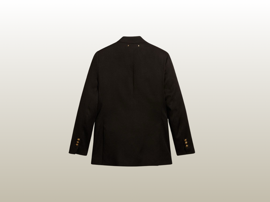 GOLDEN GOOSE - DOUBLE-BREASTED BLAZER BLACK