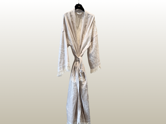 AMCA STUDIOS - CORAL BEIGE KAFTAN LONG