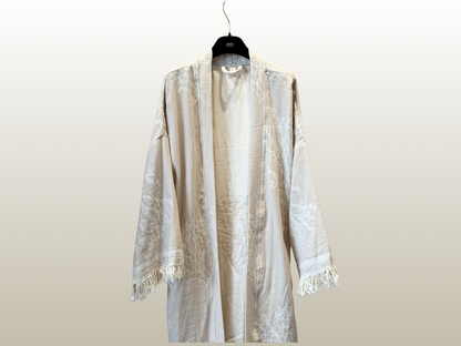 AMCA STUDIOS - CORAL BEIGE KAFTAN LONG
