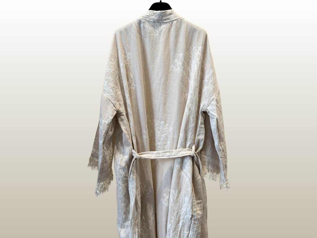 AMCA STUDIOS - CORAL BEIGE KAFTAN LONG