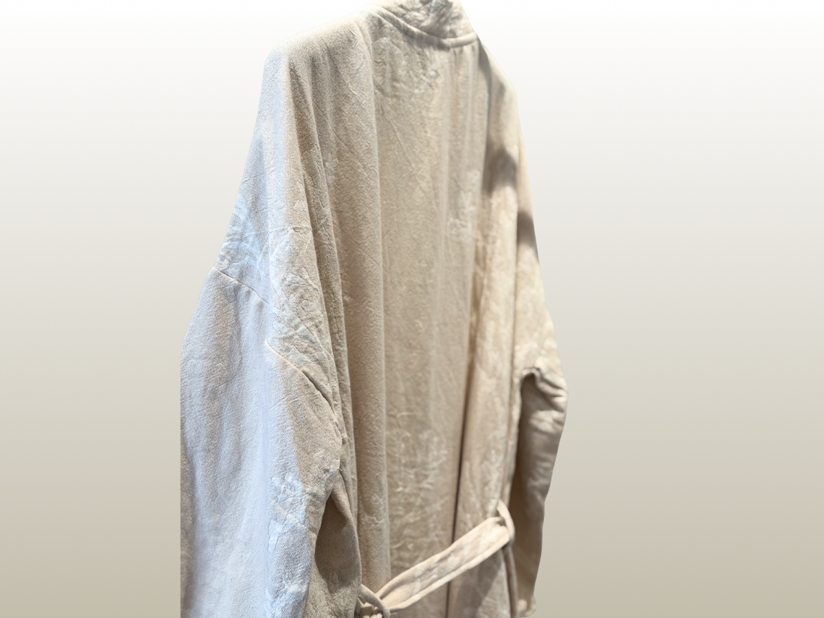 AMCA STUDIOS - CORAL BEIGE KAFTAN LONG