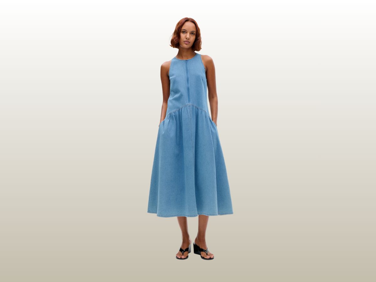 BAUM UND PFERDGARTEN - ALMINA DRESS TRUE NAVY