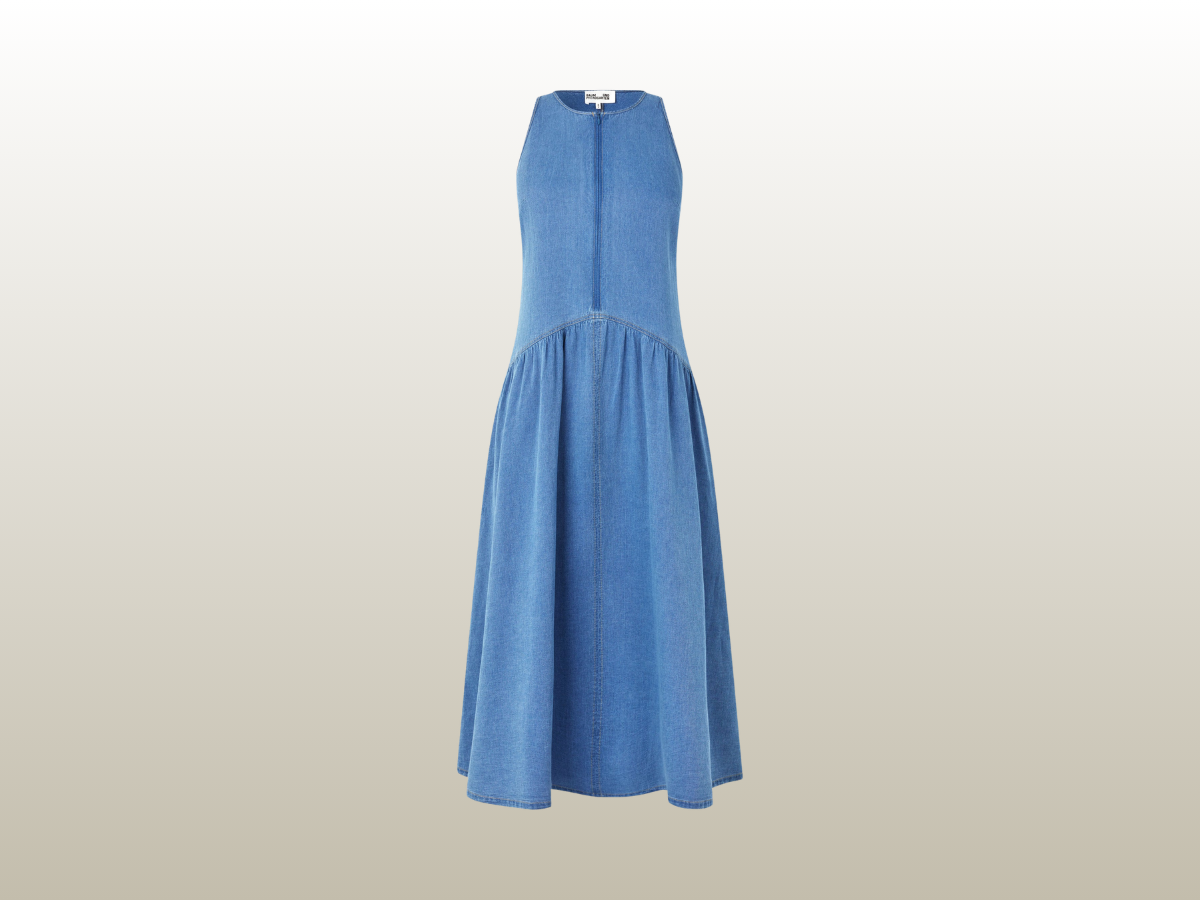 BAUM UND PFERDGARTEN - ALMINA DRESS TRUE NAVY