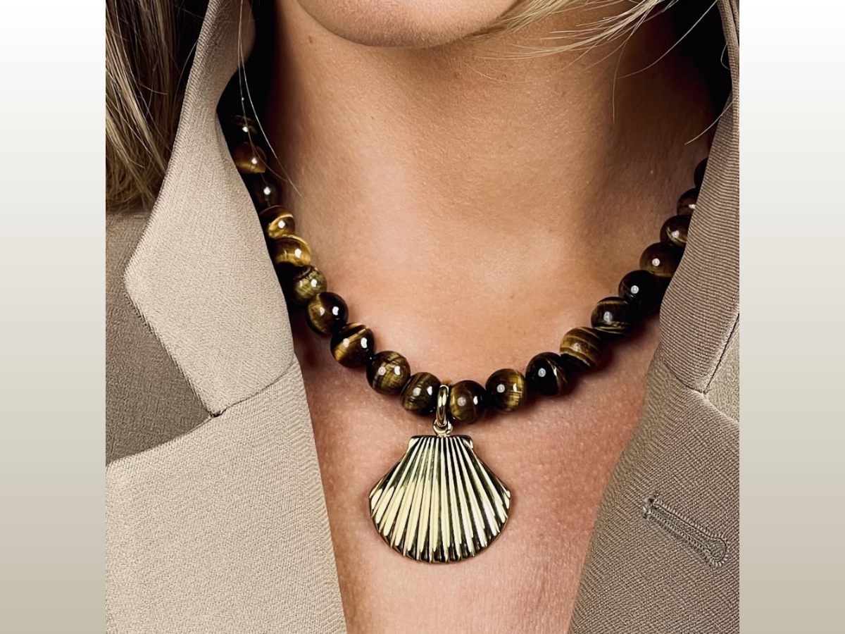 BUD TO ROSE - SHELL NECKLACE