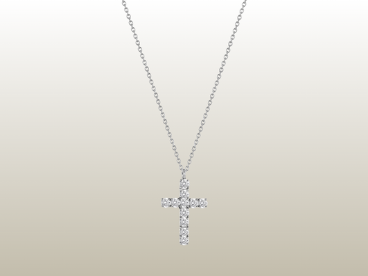 BUD TO ROSE - CROSS NECKLACE