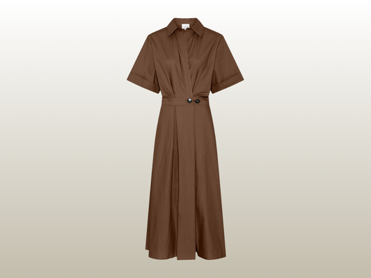LA ROUGE - PIA DRESS BROWN