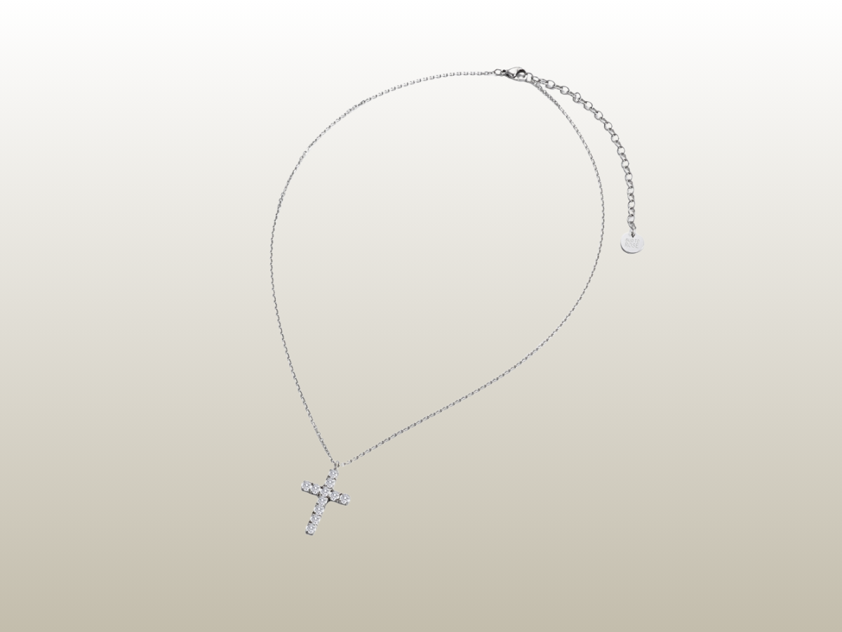 BUD TO ROSE - CROSS NECKLACE