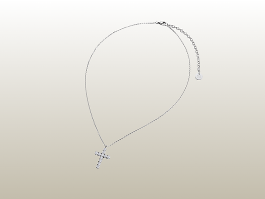 BUD TO ROSE - CROSS NECKLACE