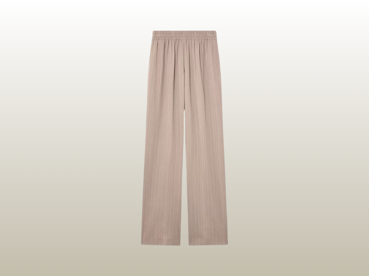 GOLDEN GOOSE - PINSTRIPE WOOL BLEND PANTS