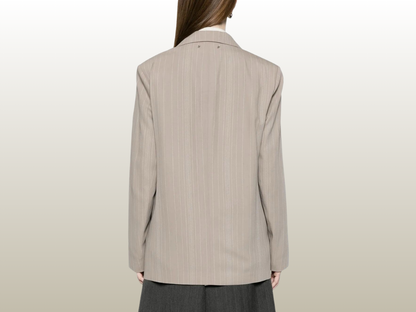 GOLDEN GOOSE - PINSTRIPE WOOL BLEND BLAZER