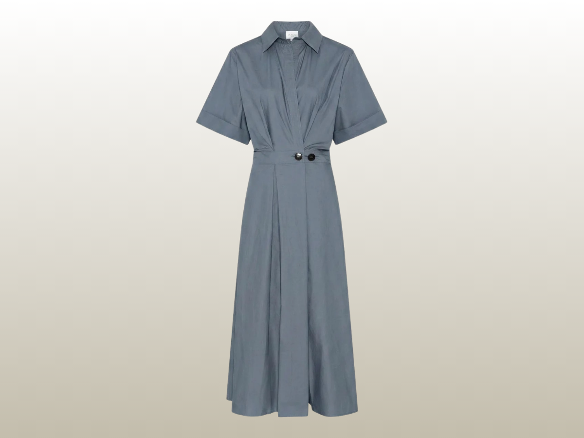 LA ROUGE - PIA DRESS DUSKY BLUE