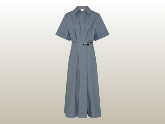 LA ROUGE - PIA DRESS DUSKY BLUE