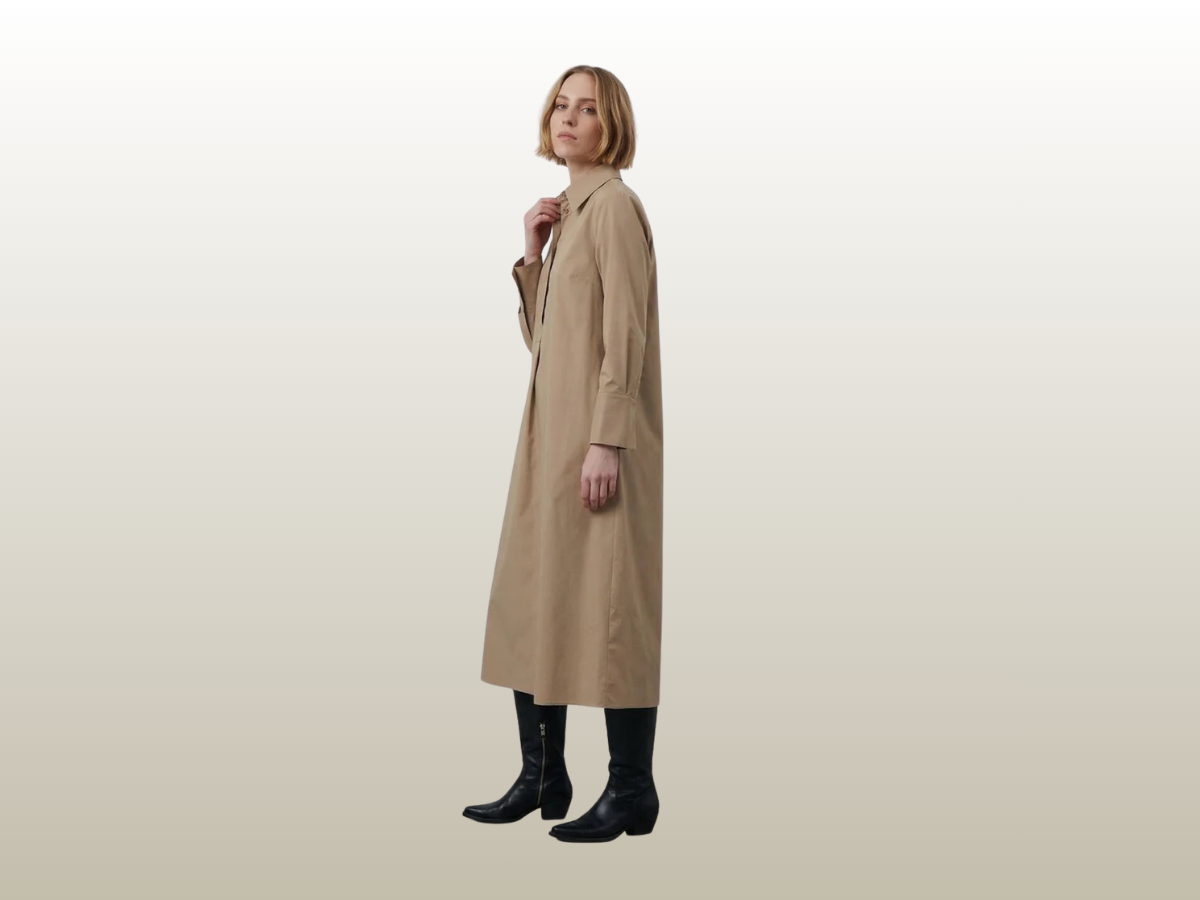 LA ROUGE - KAMILLA SHIRT DRESS SAND