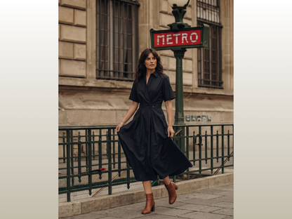 LA ROUGE - PIA DRESS SVART