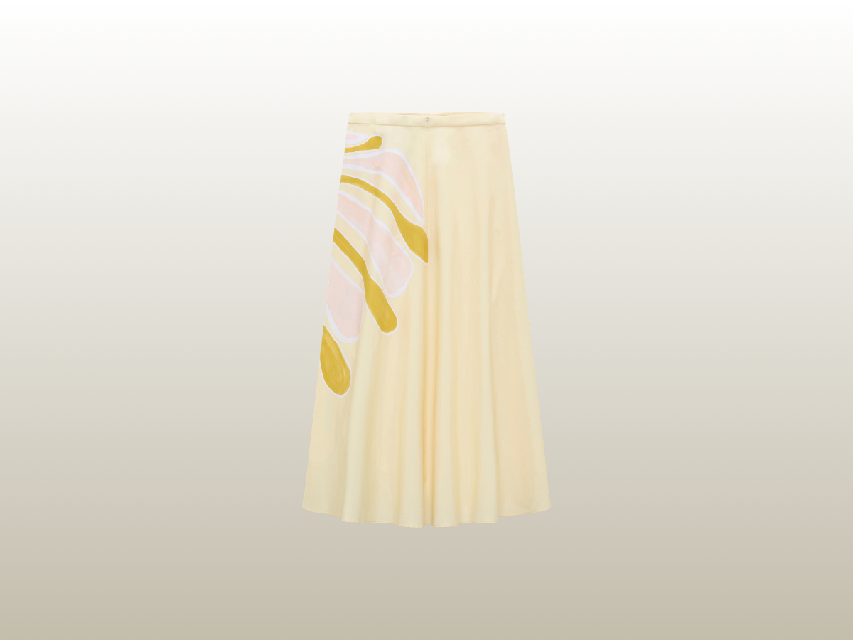 DOROTHEE SCHUMACHER - FLORAL POWER SKIRT YELLOW