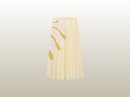 DOROTHEE SCHUMACHER - FLORAL POWER SKIRT YELLOW