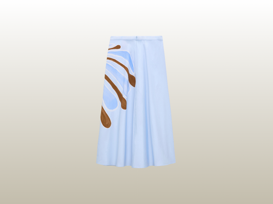 DOROTHEE SCHUMACHER - FLORAL POWER SKIRT BLUE
