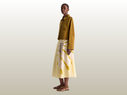 DOROTHEE SCHUMACHER - FLORAL POWER SKIRT YELLOW