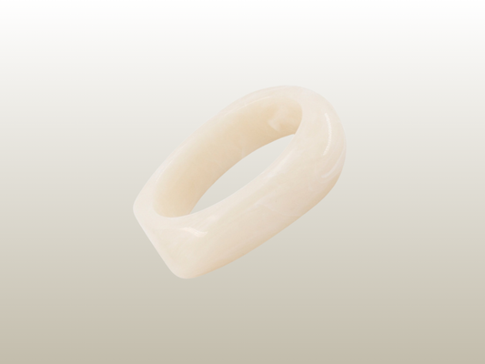 BUD TO ROSE - RESIN BRACELET WHITE