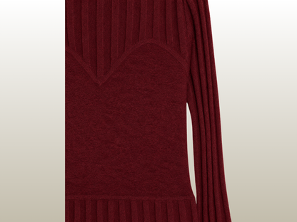 ESME DRESS - DEEP PLUM
