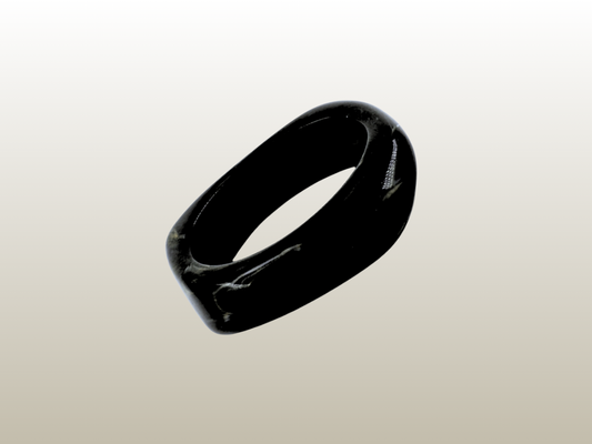BUD TO ROSE - RESIN BRACELET BLACK