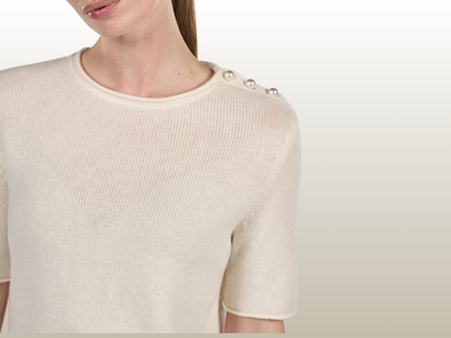 O'TAY - MARTHA T-SHIRT, PEARL