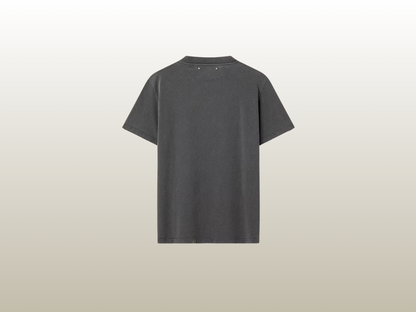 GOLDEN GOOSE - GRAY T-SHIRT W CHRYSTALS