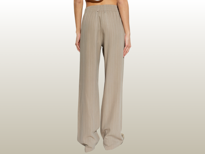 GOLDEN GOOSE - BEIGE PINSTRIPE PANT