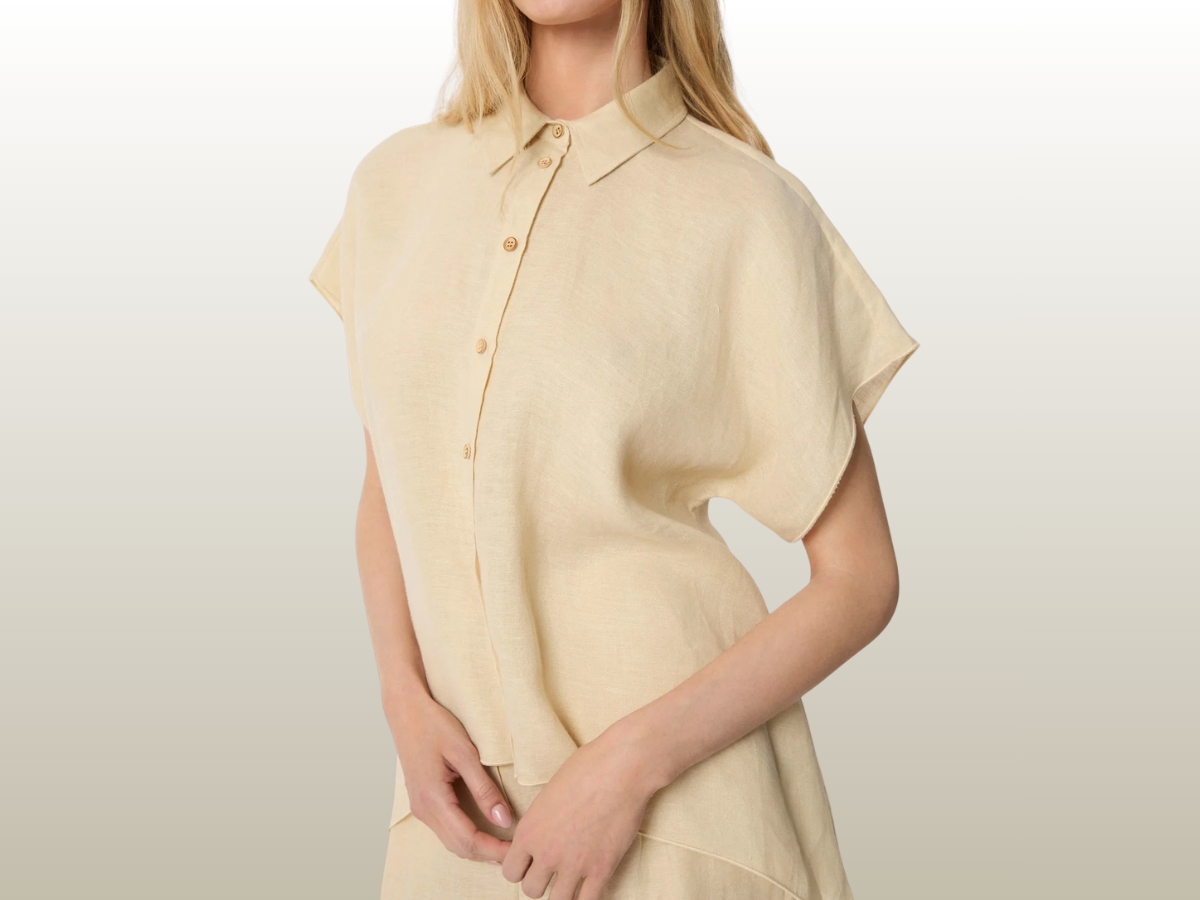 MALEJ - GOLGI BLOUSE, BUTTER YELLOW