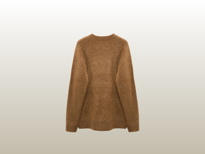 V-RINGAD PULLOVER I MERINO-CASHMERE