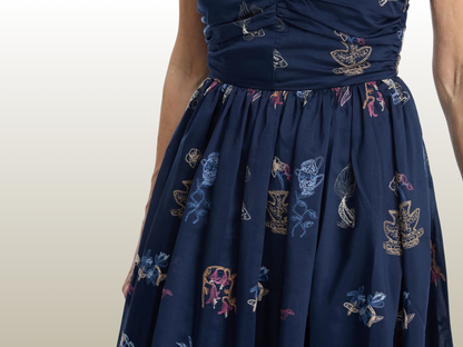 MUNTHE - NOVA DRESS, NAVY