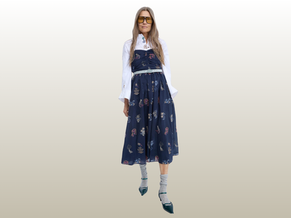 MUNTHE - NOVA DRESS, NAVY