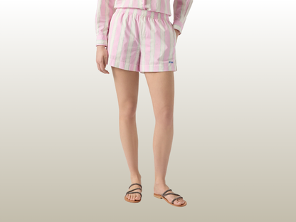 MC2 SAINT BARTHS - MEAVE COTTON SHORTS PINK