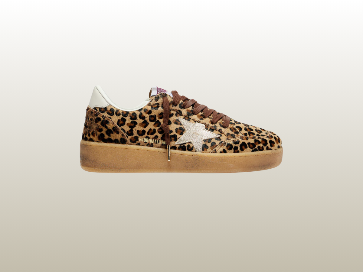 GOLDEN GOOSE - BALL-STAR CALF HAIR SNEAKERS